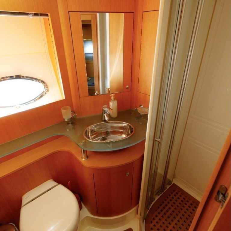 bathroom on a yacht